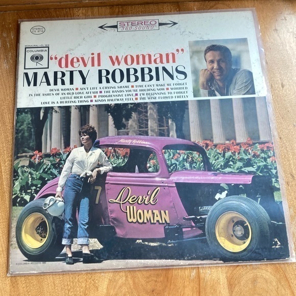 😈😈 DEVIL WOMAN Marty Robbin’s record - Picture 1 of 8
